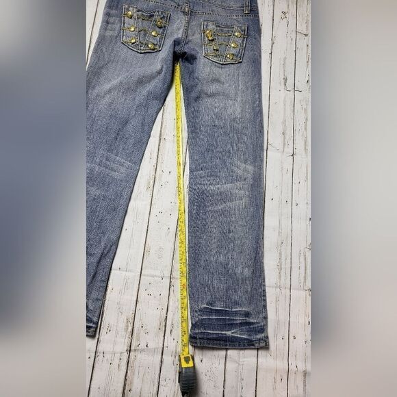 G-UNIT y2k low rise Jeans bling unusual pockets. SO CUTE! - Picture 9 of 16